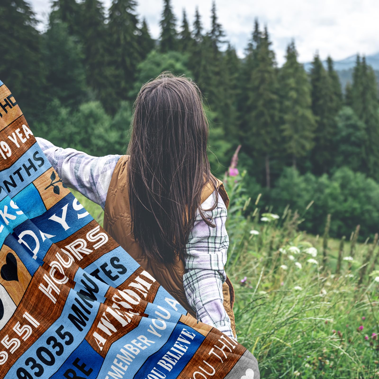 2006 Nostalgic Birthday Blanket 60”x50” - Perfect 19th Birthday Gift for Her/Him, Teens & Young Adults - Great for Dorm, Bedroom, or Cozy Movie Nights