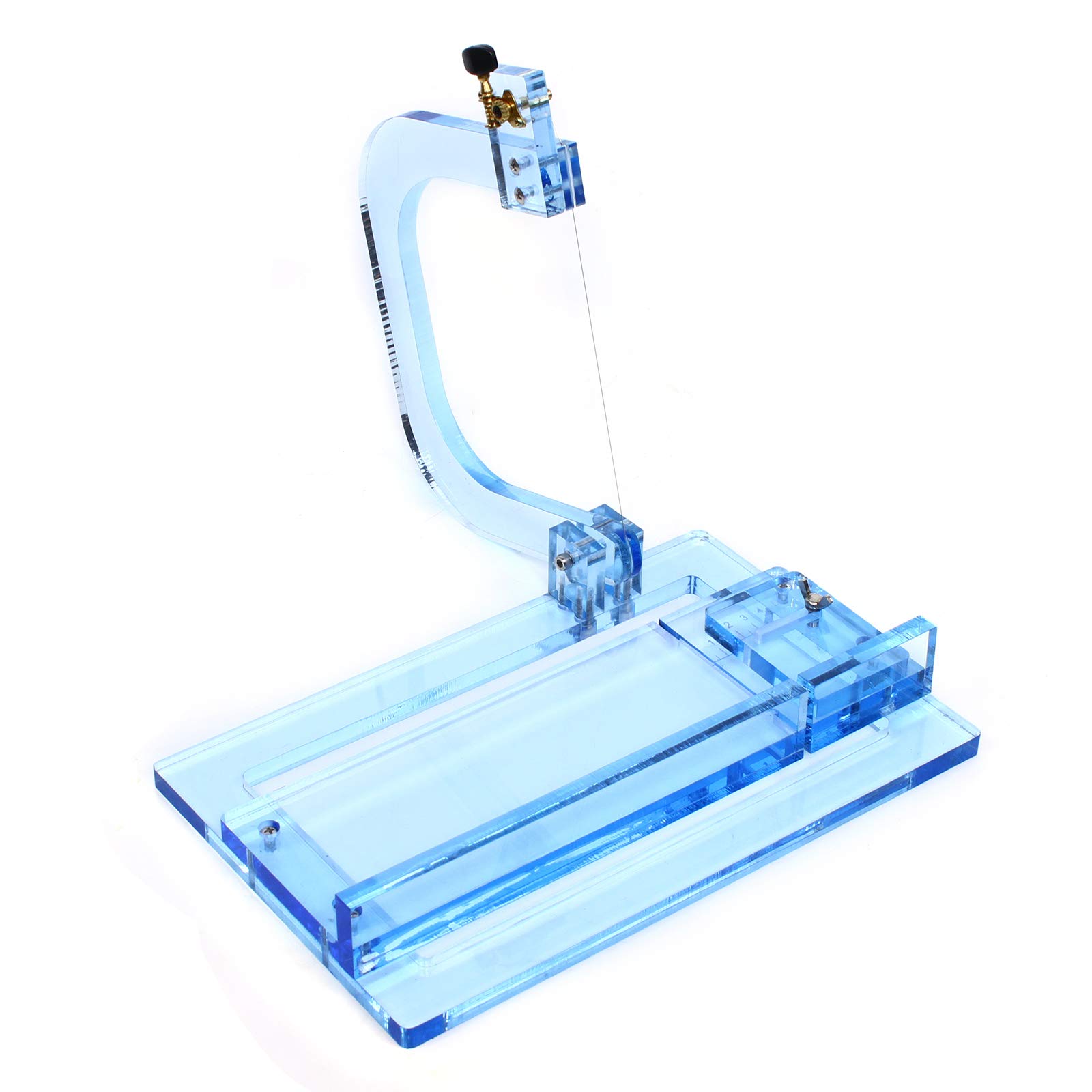 Premium Stainless Steel Wire Soap Cutter - Handmade Soap Cutting Machine with Acrylic Base | Professional Soap Loaf Slicer for DIY Soap Making | Perfect for Crafters, Small Businesses & Homemade Soap Production