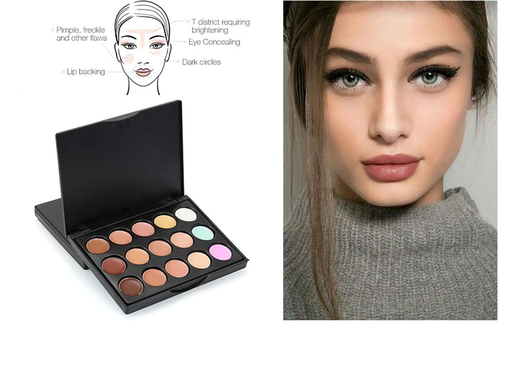 FantasyDay Complete Makeup Kit - Christmas Makeup Gift Set with Eyeshadow, Lipstick, Brushes, Contour Stick, Concealer, Mascara, Blush, Powder | Perfect for Holiday Gifting, Birthday Presents & Professional Makeup Artists