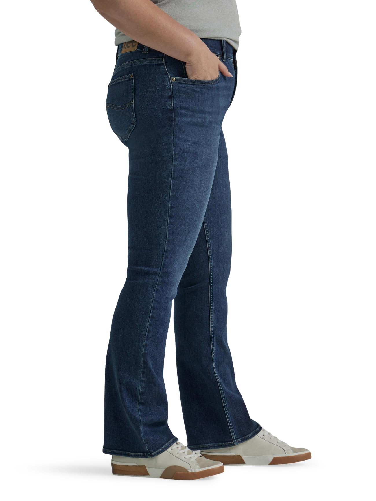 Lee Women's Plus Size Ultra Lux Comfort with Flex Motion Bootcut Jeans - Stretchy & Flattering Denim for Work, Casual & Night Out