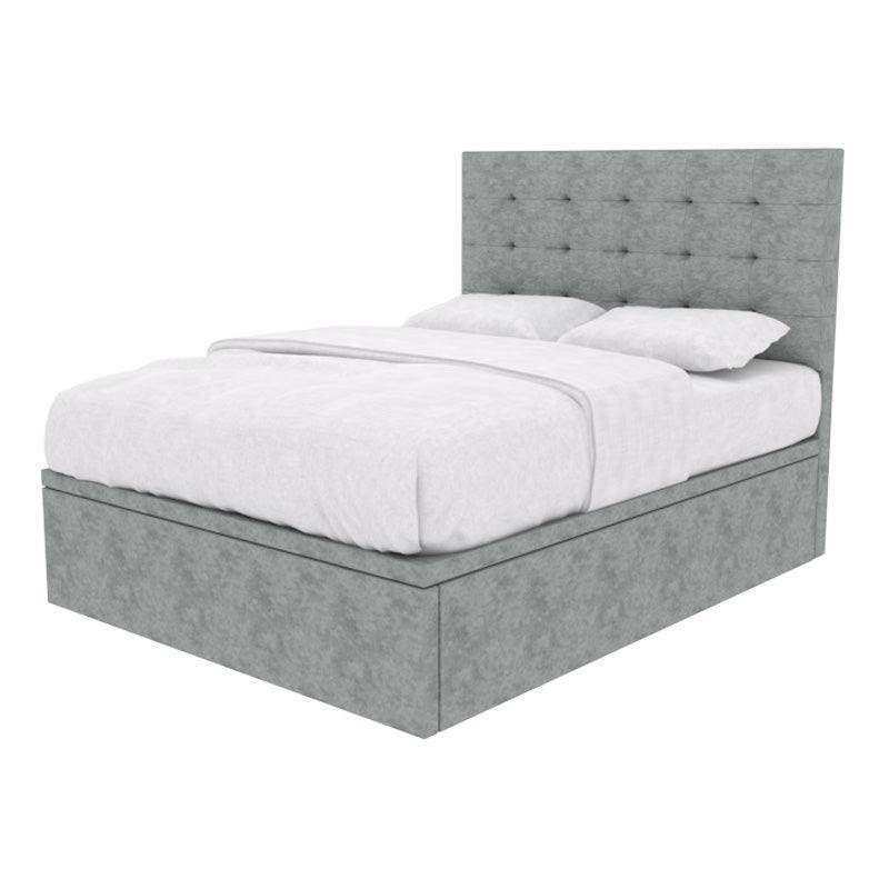 Edith Fabric Storage Bed with Underbed Drawers - Space-Saving Bed Frame with Hidden Storage for Small Bedrooms, Dorms & Apartments
