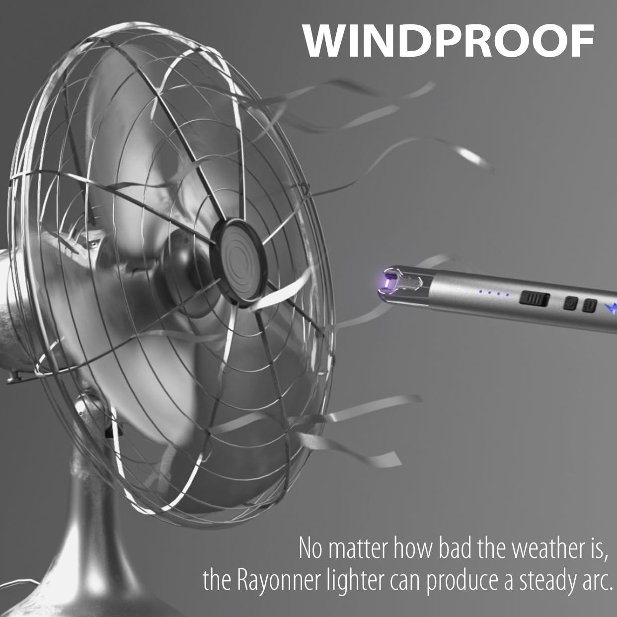 USB Rechargeable Windproof Arc Lighter - Flameless & Safe for Camping & Outdoor