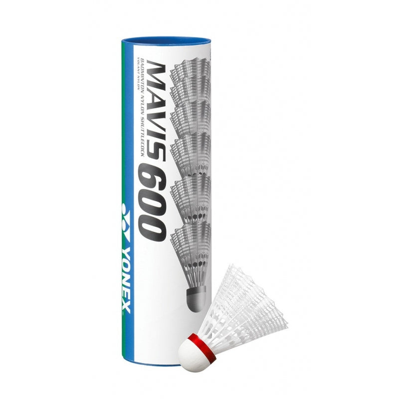 Yonex Mavis 600 Nylon Badminton Shuttlecocks - Durable & Consistent Flight for Training & Recreational Play - Perfect for Indoor & Outdoor Badminton Games
