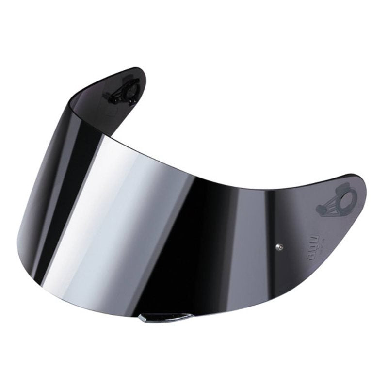 AGV Street 8 Motorcycle Helmet Anti-Scratch Visor - Iridium Silver Coating for UV Protection & Clear Vision - Perfect for Urban Commuting & Street Riding