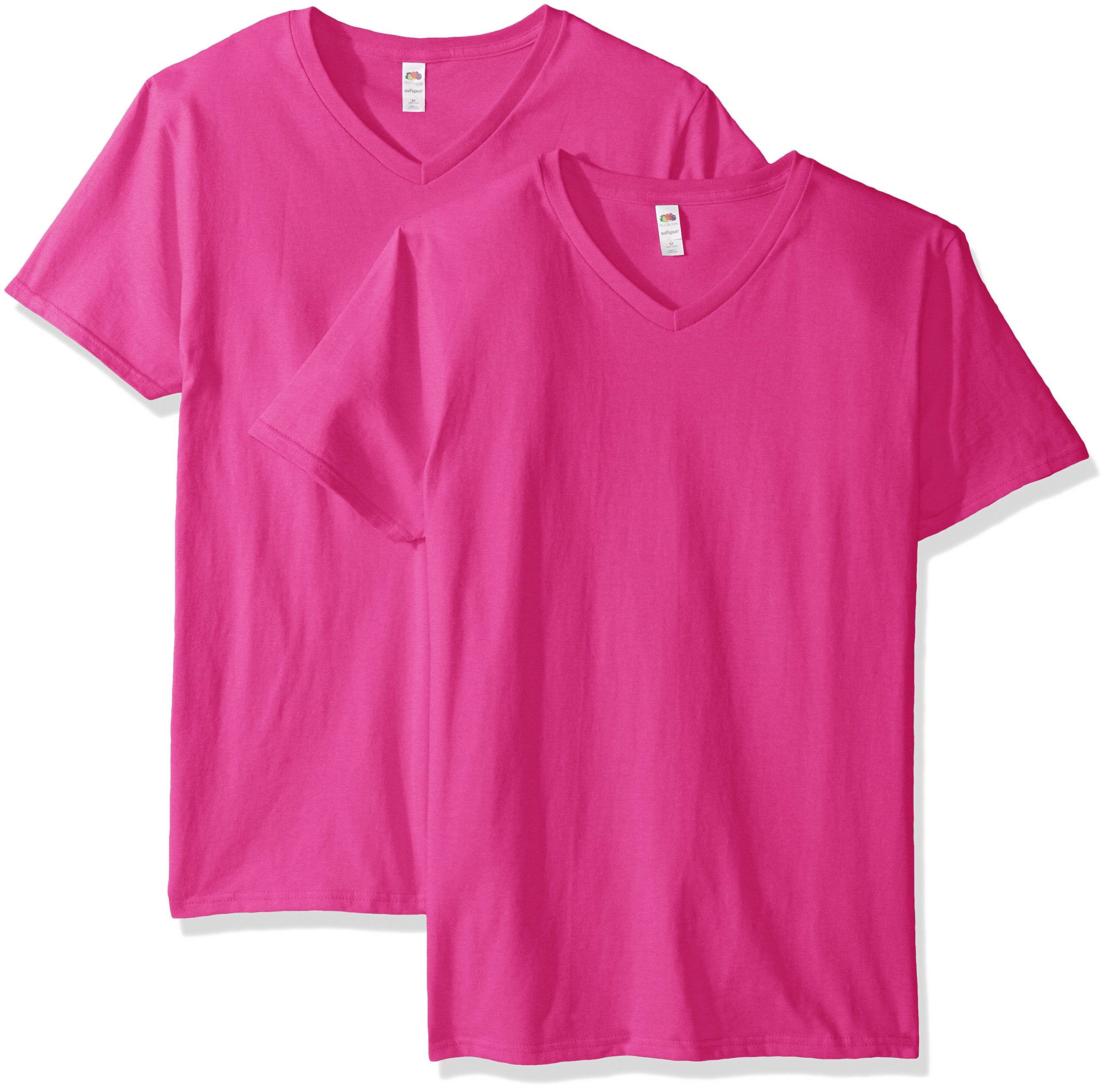 Fruit of the Loom Men's Lightweight Cotton T-Shirts - Short & Long Sleeve Crew Neck Tees for Casual Wear, Gym & Everyday Comfort