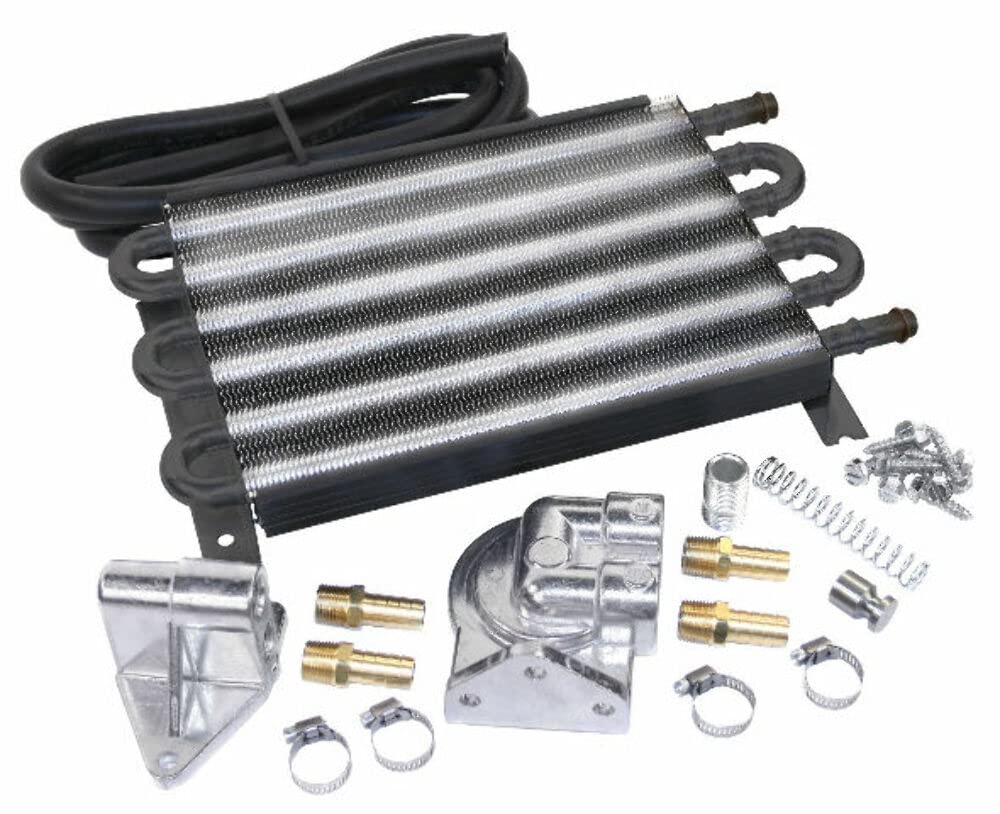 High Performance 6-Pass Oil Cooler Kit with 1/2