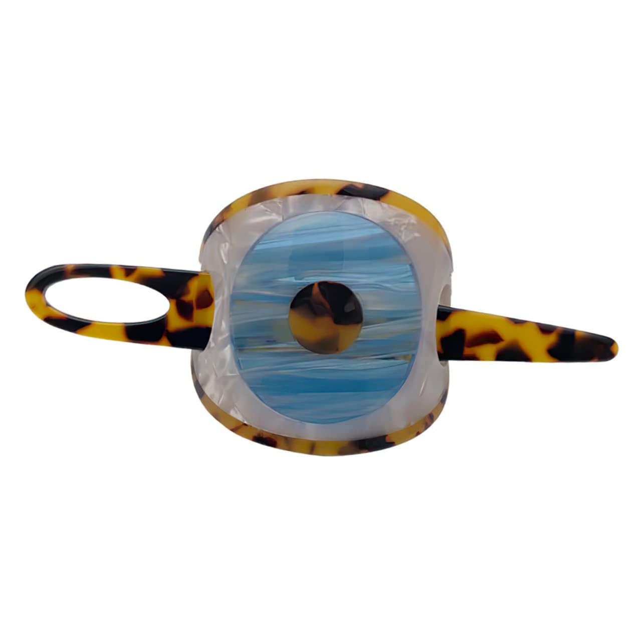 SOLUSTRE Devil's Eye Hairpin - Vintage Round Hair Clip for Women & Girls, Evil Eye Hair Slide, Hair Bun Stick, Small Hair Accessories - Perfect for Parties, Weddings & Everyday Style