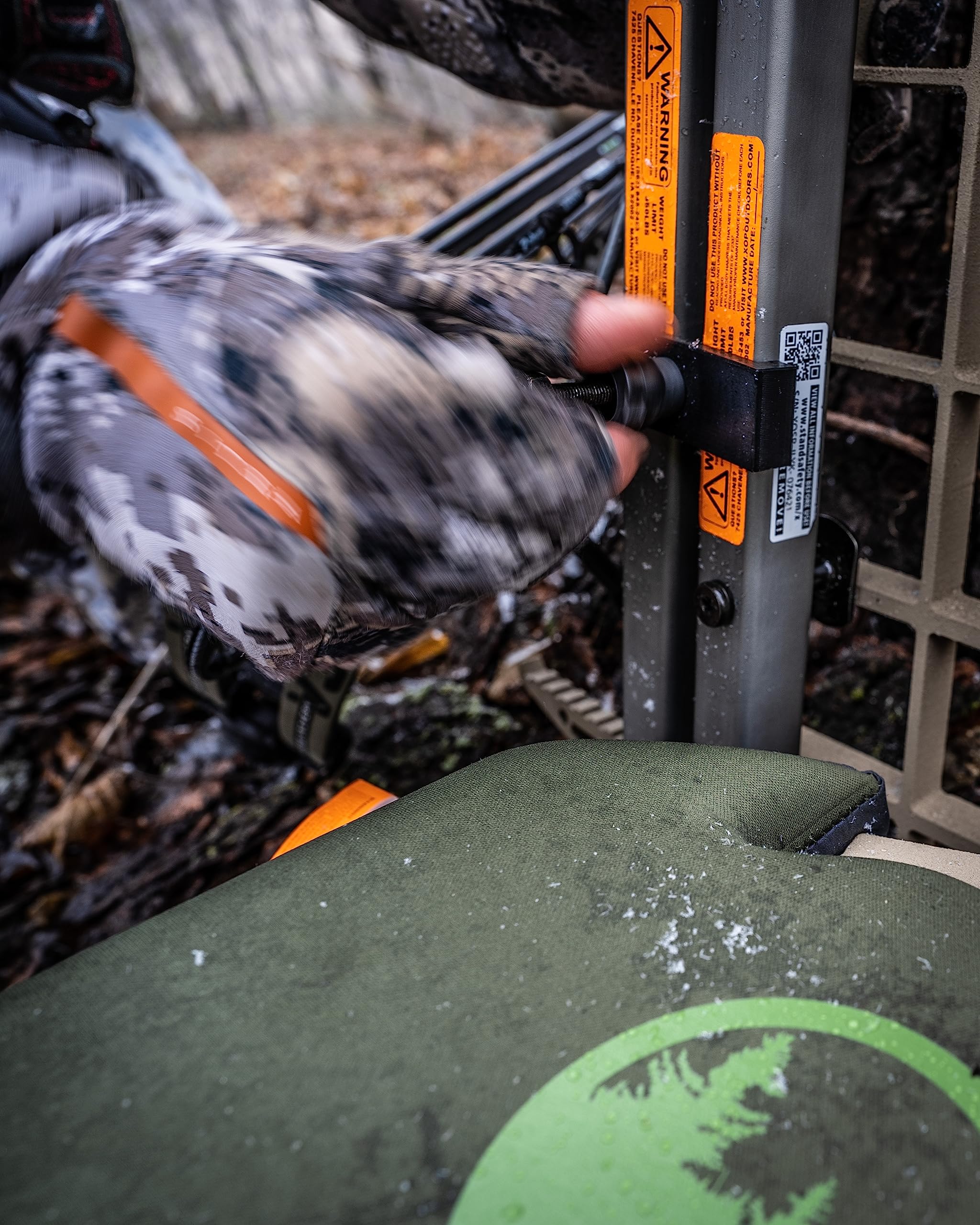 XOP J Hook Climbing Stick Carrier (2-Pack) - Tree Steps Transport System for Hunting & Climbing
