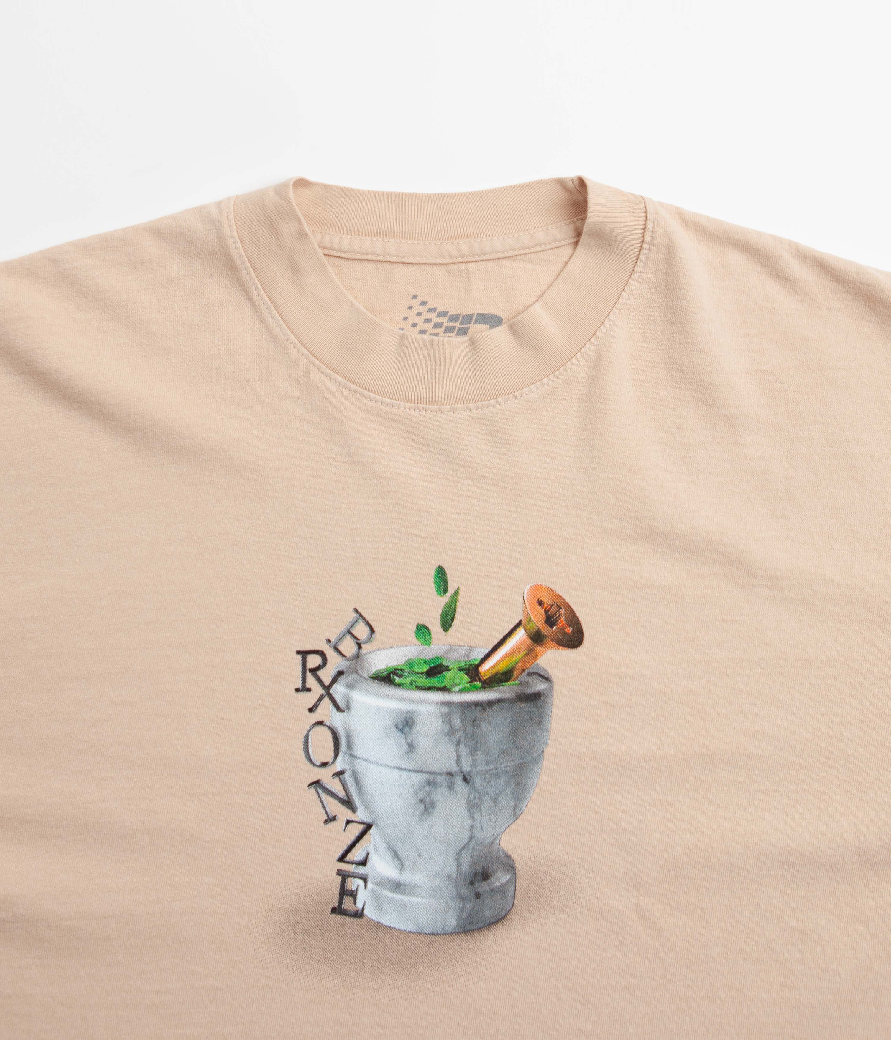 Vintage Bronze 56K Spices Graphic T-Shirt - Retro Internet Humor Tee in Beige | Casual Wear & Geek Culture Fashion