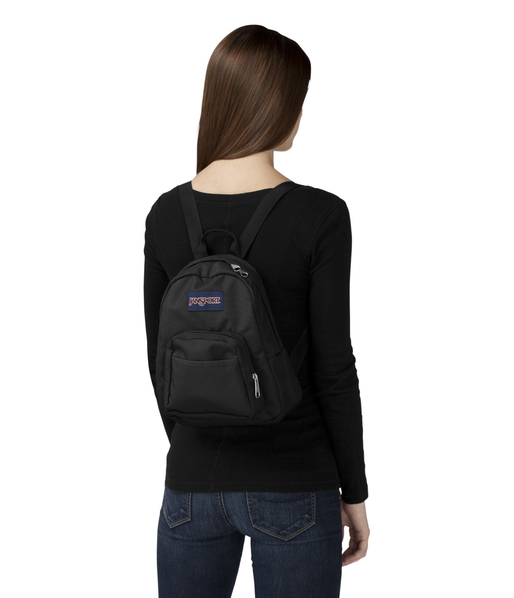 Jansport Half Pint Backpack - Lightweight Durable School & Travel Backpack for Students & Commuters - Perfect for College, Work & Everyday Use - Black