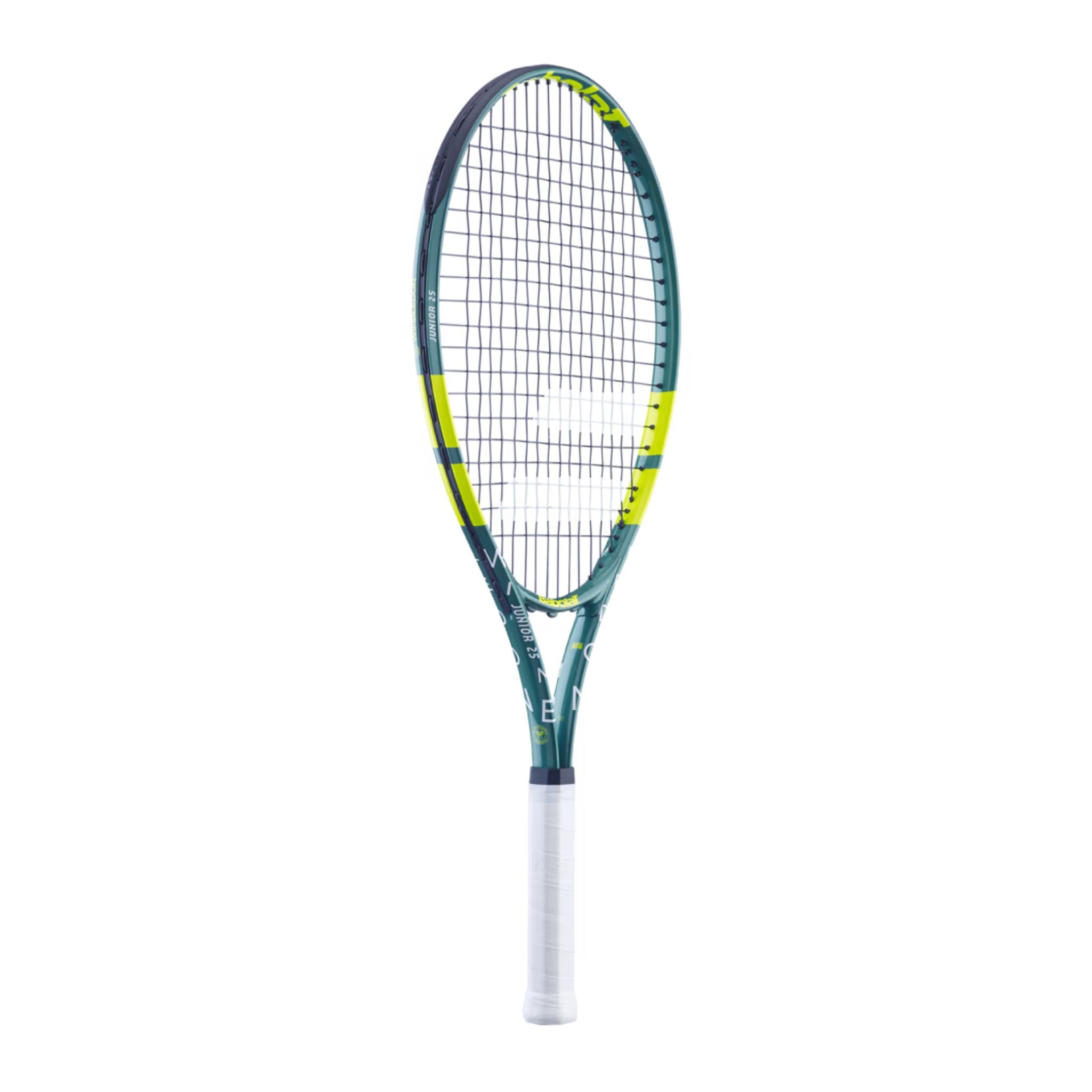 Babolat Junior 23 Wimbledon Prestrung Tennis Racket for Kids - Green & Yellow - Perfect for Junior Tennis Training & Tournament Play