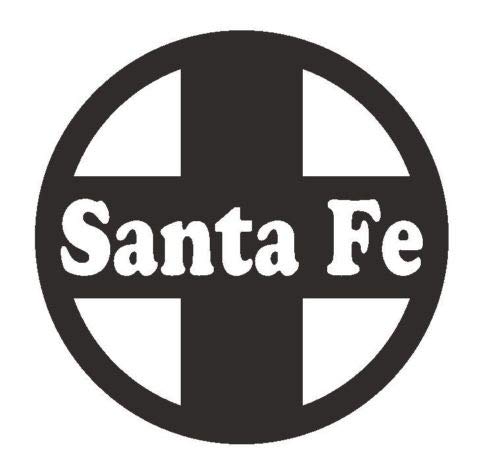 Santa Fe Railroad 3 Inch Iron On or Sewn Patch - Perfect for Jackets, Hats, Bags & DIY Crafts