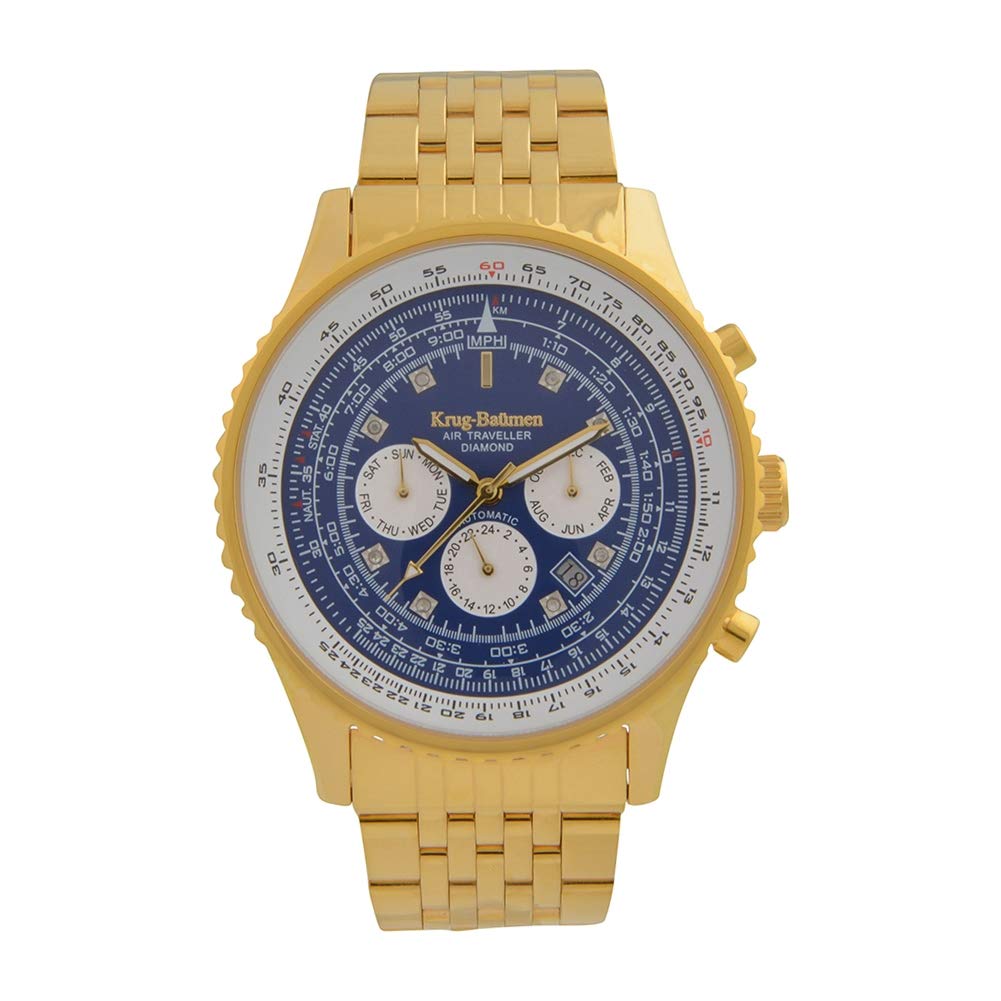 Men's Luxury Diamond Automatic Watch for Air Travel - Waterproof & Stylish for Business, Formal & Casual Wear