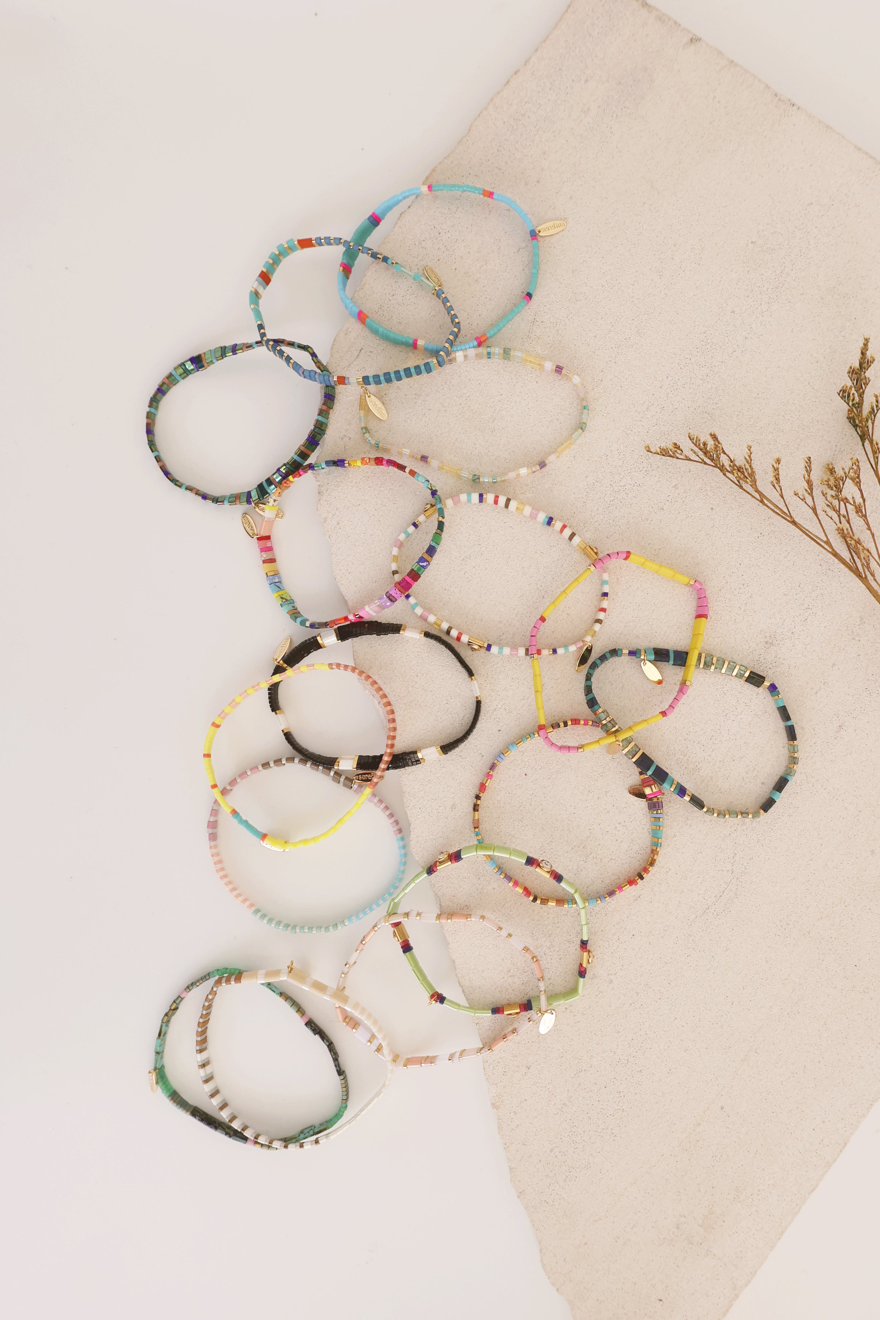 Beaded Raspberry Chicklet Bracelet - Stylish Handmade Beaded Jewelry for Women, Girls - Perfect for Parties, Gifts & Everyday Wear
