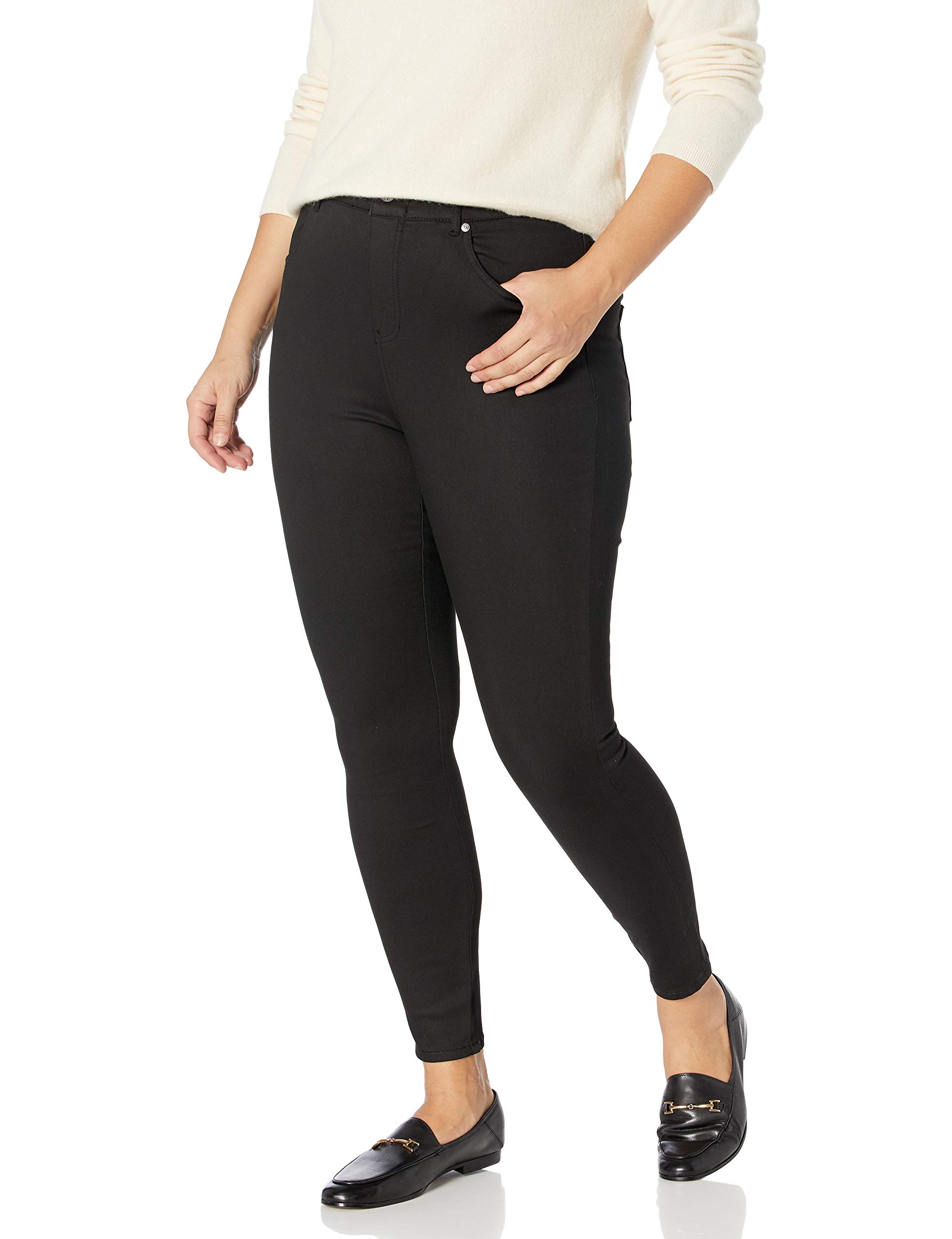Jag Jeans Women's Plus Size Valentina High Rise Skinny Pull-on Stretch Jeans - Comfortable & Flattering for Work, Date Night & Casual Outings