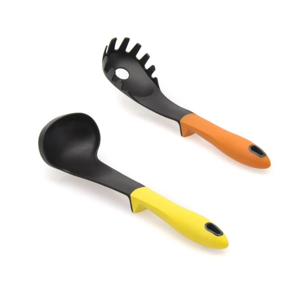 Premium Gloria Kitchen Utensils Set - 15-Piece Non-Stick Cooking Tools with Wooden Handle for Baking, Frying & Serving - Perfect for Home Chefs & Cooking Enthusiasts