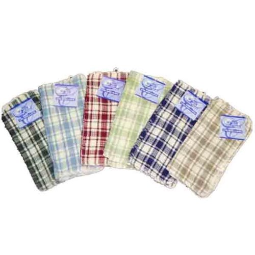 4 Pack 12X12 Waffle Weave Dishcloths - Super Absorbent Kitchen Towels (72 Count) - Perfect for Dishes, Countertops & Household Cleaning