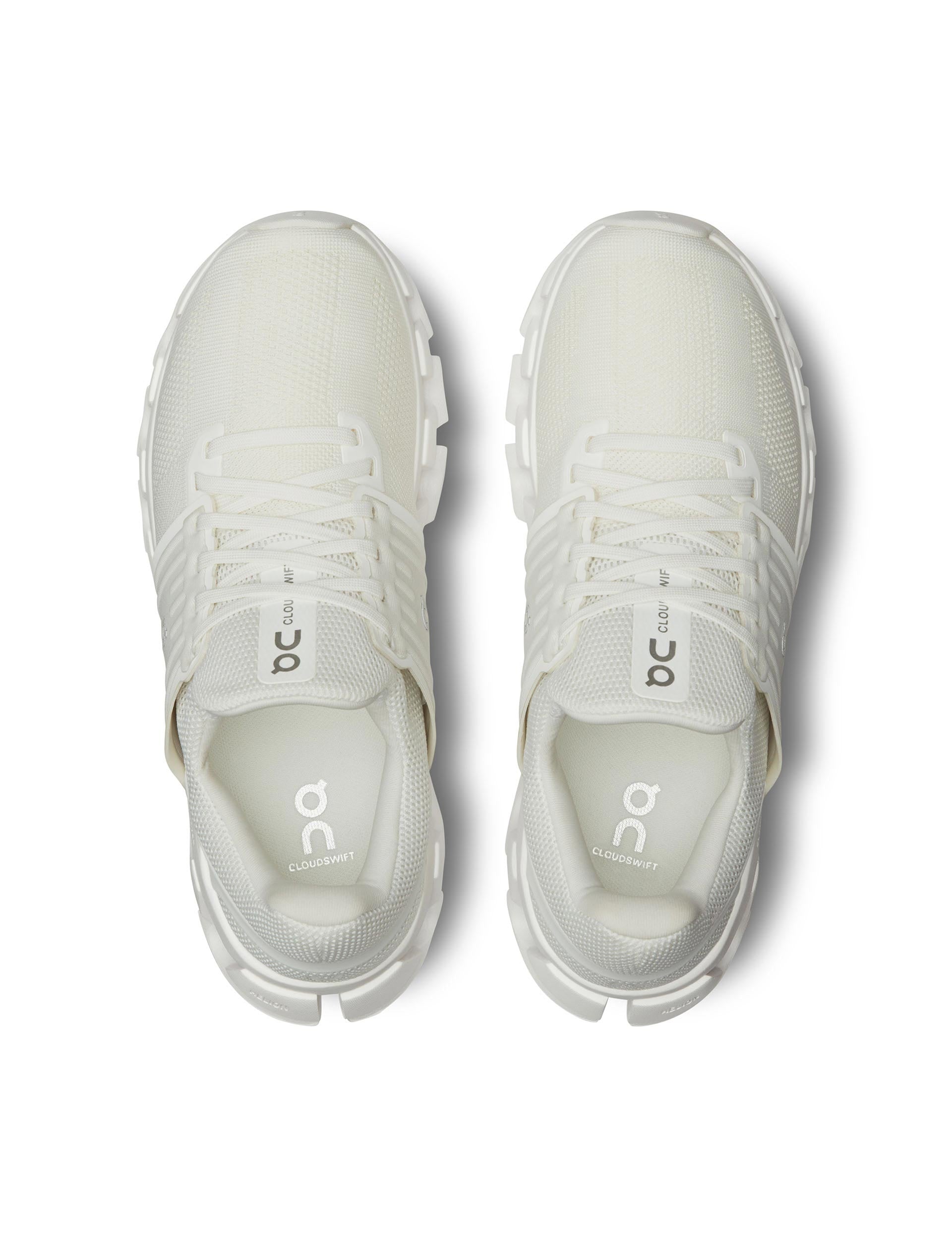 Cloudswift 3 AD Running Shoes - All White | Lightweight Cushioned Sneakers for Men & Women | Perfect for Jogging, Gym Workouts & Daily Wear