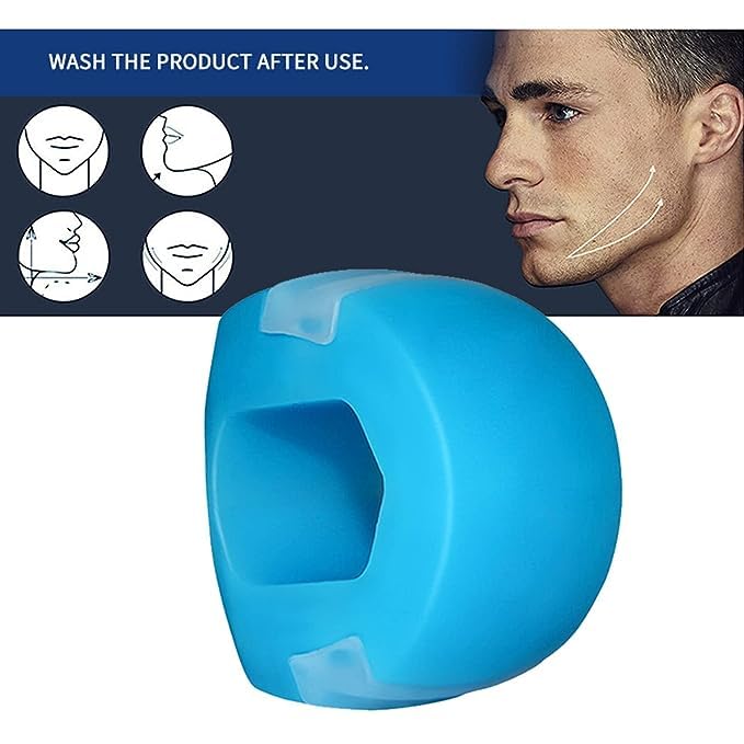 PECAPRO Jawline Exerciser Tool for Men & Women - Jawline Shaper & Jaw Line Maker - Helps Reduce Stress & Cravings - Perfect for Home Gym, Office, Travel & Fitness Training