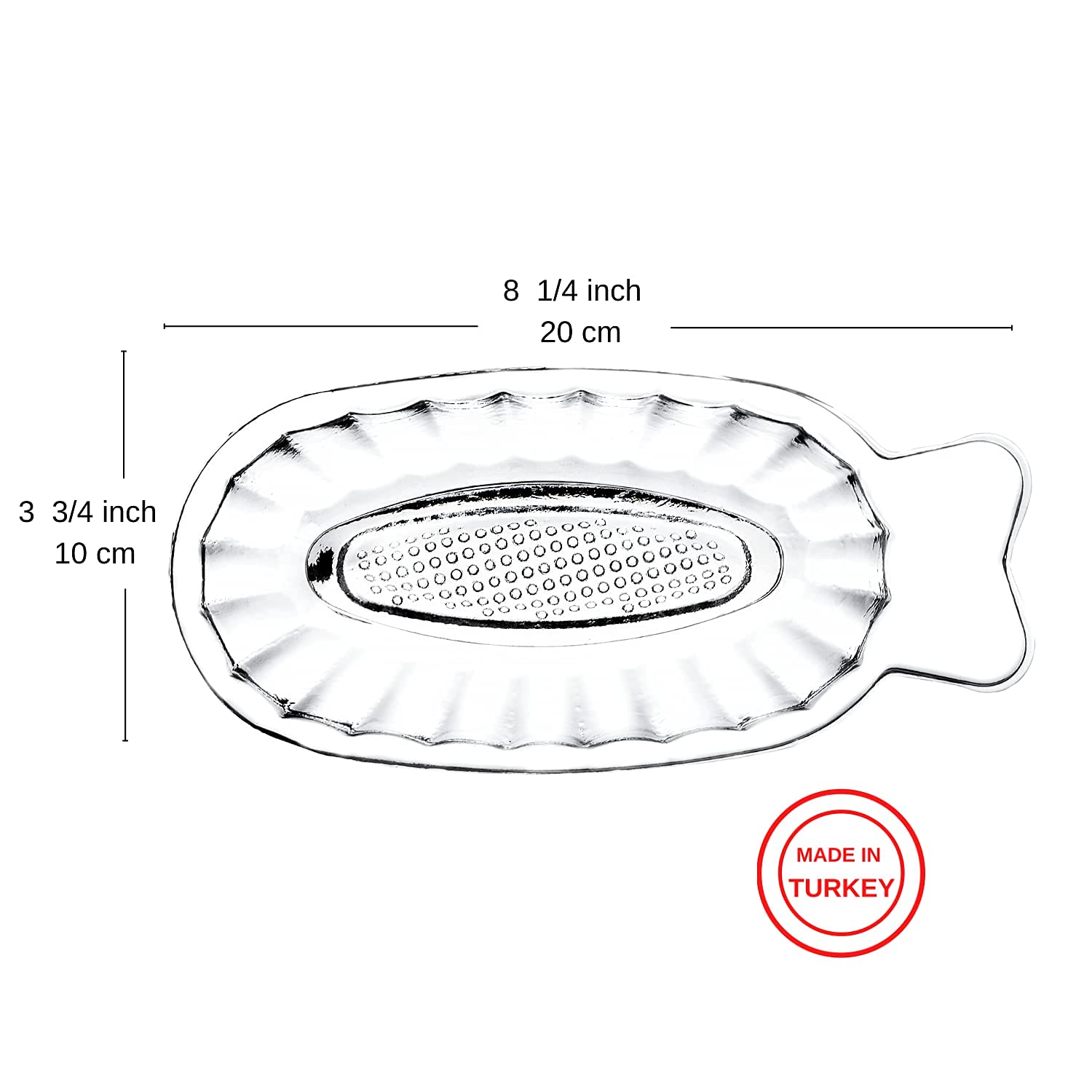 DESTALYA Glass Apple Grater for Baby Food - Crystal Fruit & Vegetable Grater - Healthy Puree Maker & Small Manual Food Processor - Kitchen Tool for Making Homemade Baby Purees & Smoothies