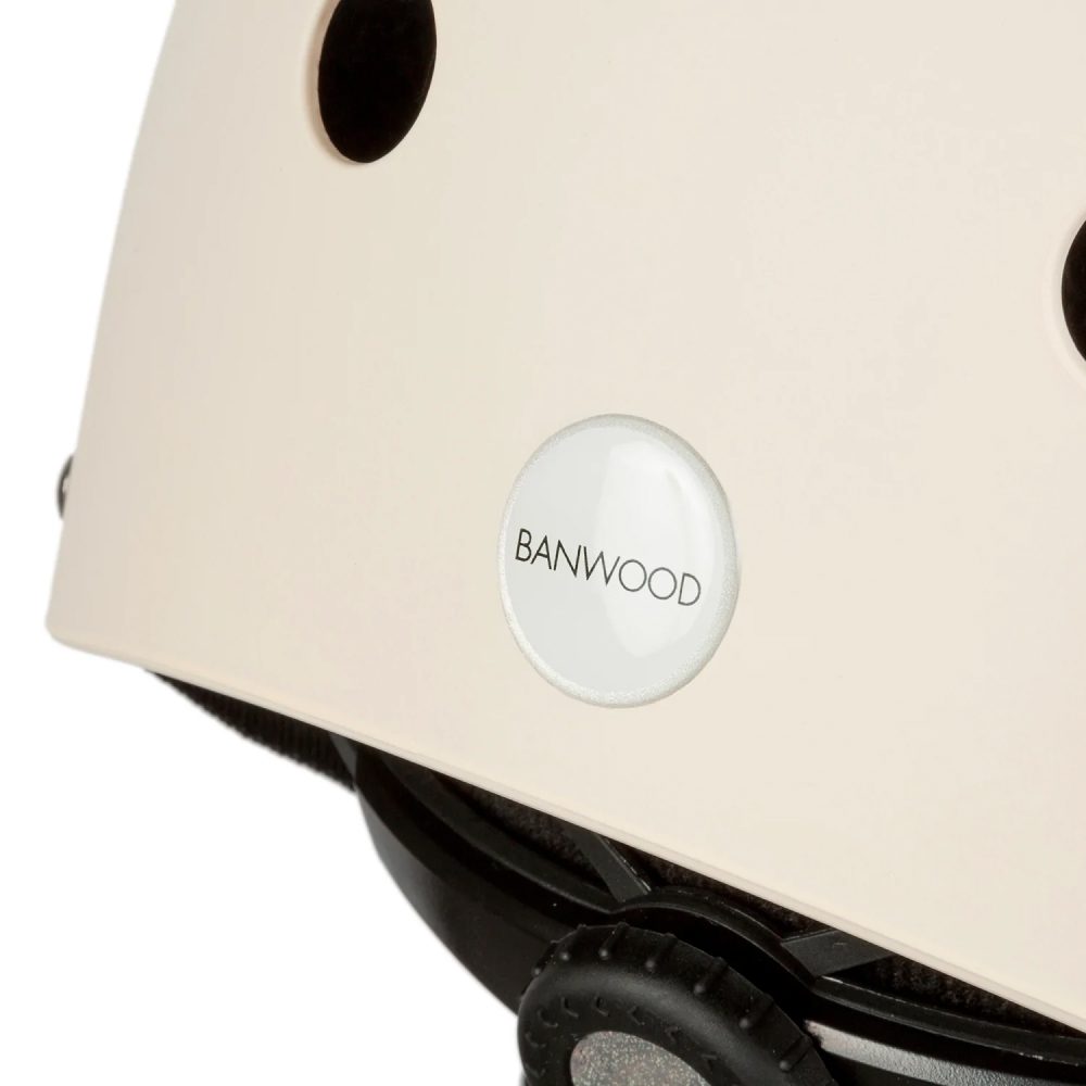 BANWOOD Classic Bike Helmet for Kids XS, Cream - Lightweight & Adjustable Safety Helmet for Toddlers Cycling, Scooter, Skateboarding Outdoor Activities