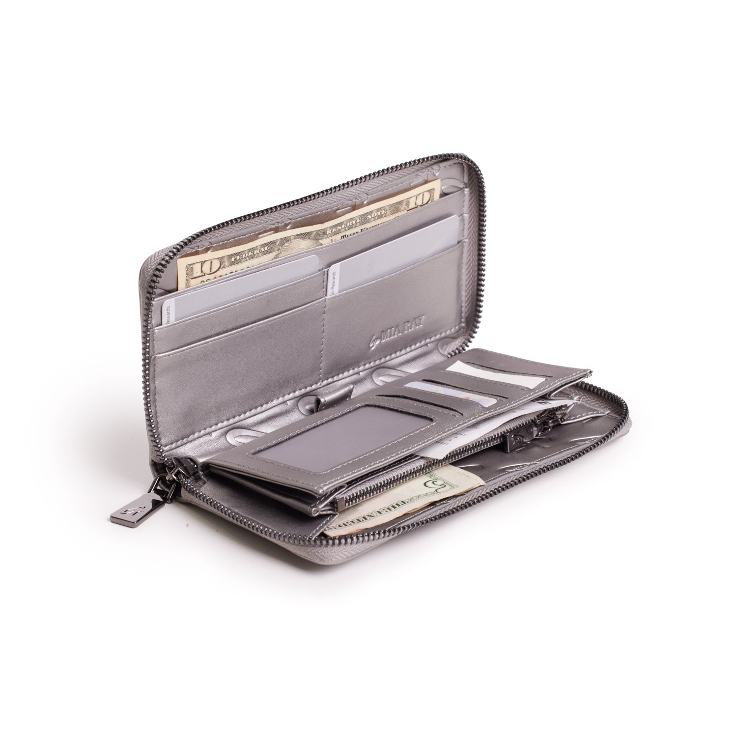 Premium Standard Signature Logo Wallet - Platinum Edition | Stylish & Durable for Everyday Use, Business, and Travel