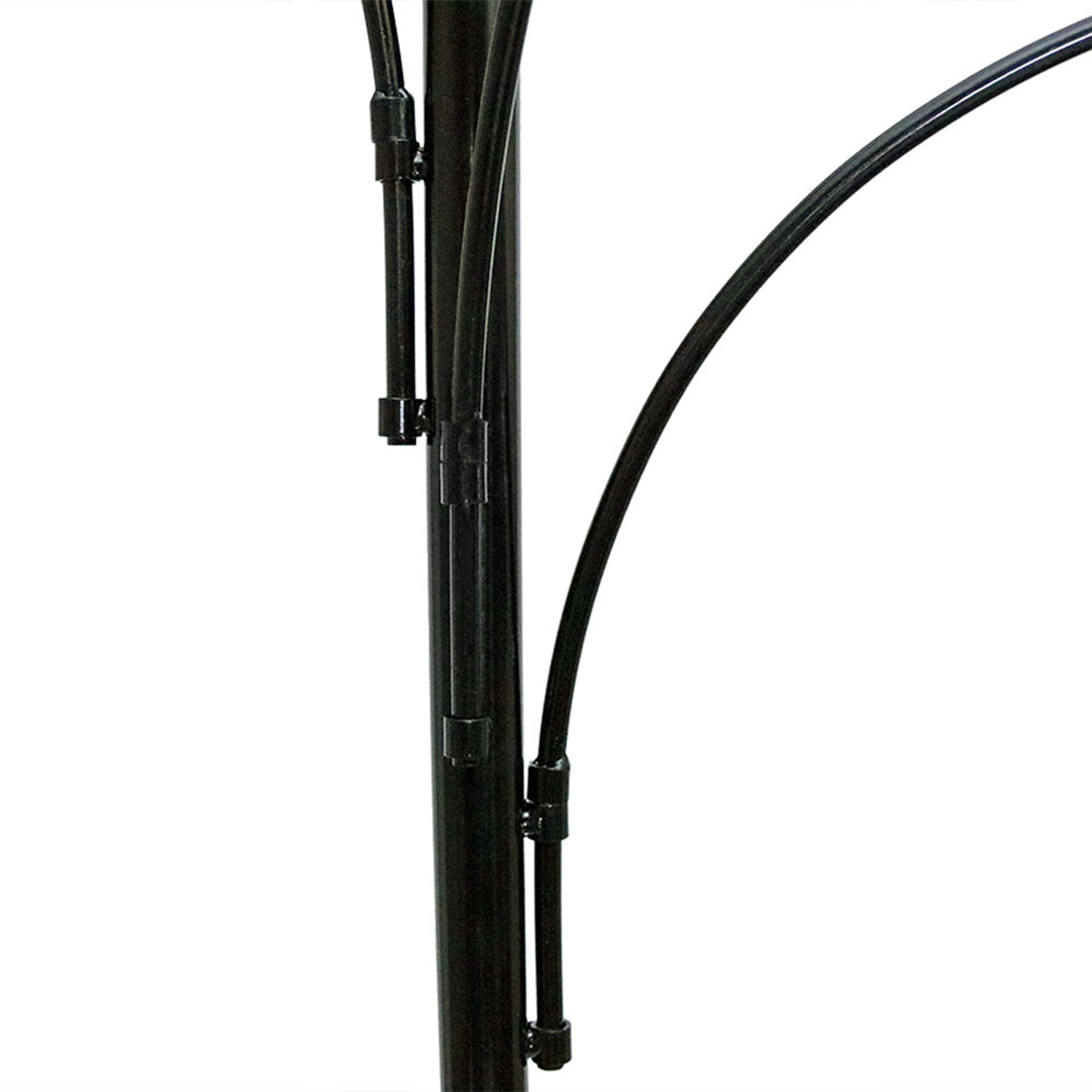 Sunnydaze 4-Arm Adjustable Hanging Basket Stand - 84 Inch Height for Patio, Garden & Outdoor Decor - Perfect for Flowers, Plants & Decorative Displays