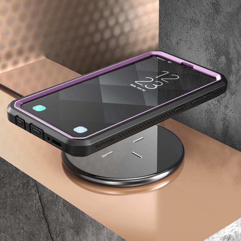 Samsung Galaxy A50 Unicorn Beetle Pro Rugged Case - Heavy Duty Protection, Shockproof & Military Grade Drop Tested (Metallic Purple) - Perfect for Outdoor Adventures, Construction Work & Extreme Sports