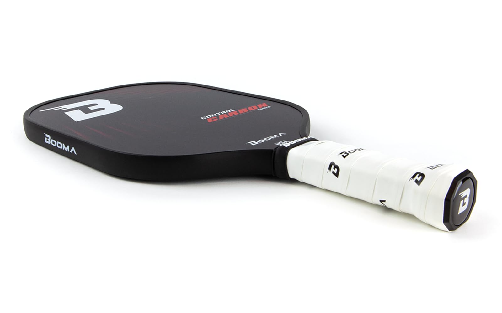BOOMA Pickleball Paddle - USAPA Approved Carbon Fiber Paddle with Honeycomb Polypropylene Core | 16mm Thick High Performance Pickleball Racket | Premium Grip for Control & Power | Perfect for Tournaments & Recreational Play