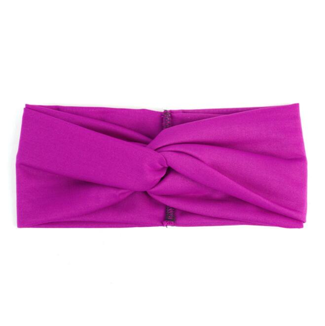 Women's Elastic Twist Turban Headband - Soft Stretchy Yoga Headwrap for Sports, Workouts & Everyday Style - Hair Accessories for Women & Girls