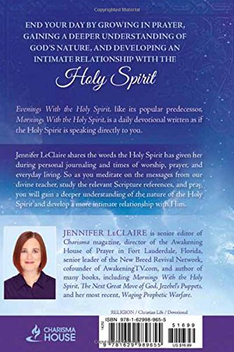 Evenings With the Holy Spirit: Daily Devotional for Listening to God's Still Small Voice - Perfect for Prayer, Bible Study & Spiritual Growth