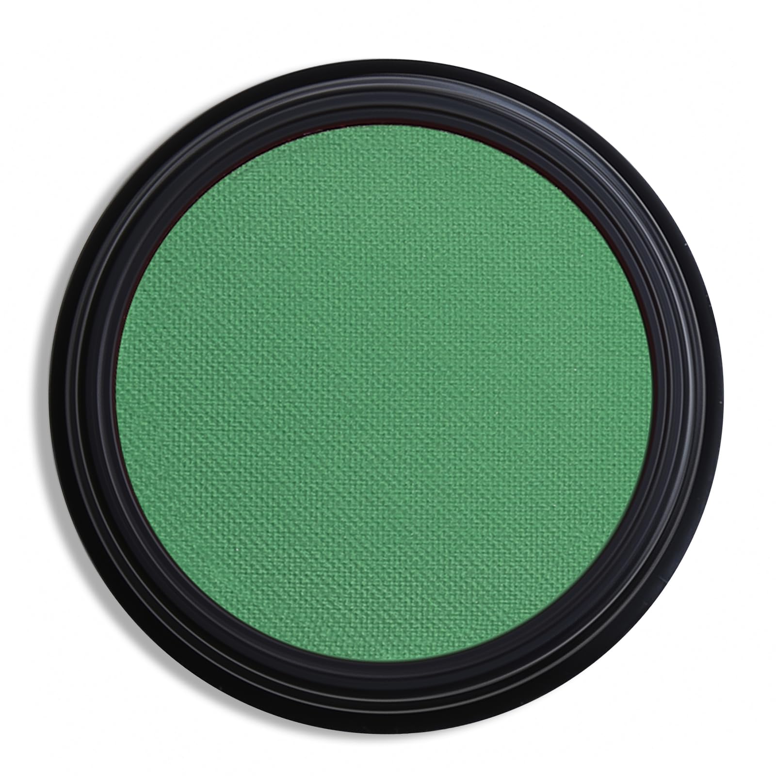 Single Green Pressed Powder Matte Eyeshadow Palette - Highly Pigmented, Blendable & Long Lasting Makeup for Halloween, Cosplay & Face/Body Paint | Perfect for Costume Parties, Theatrical Performances & Creative Makeup Looks