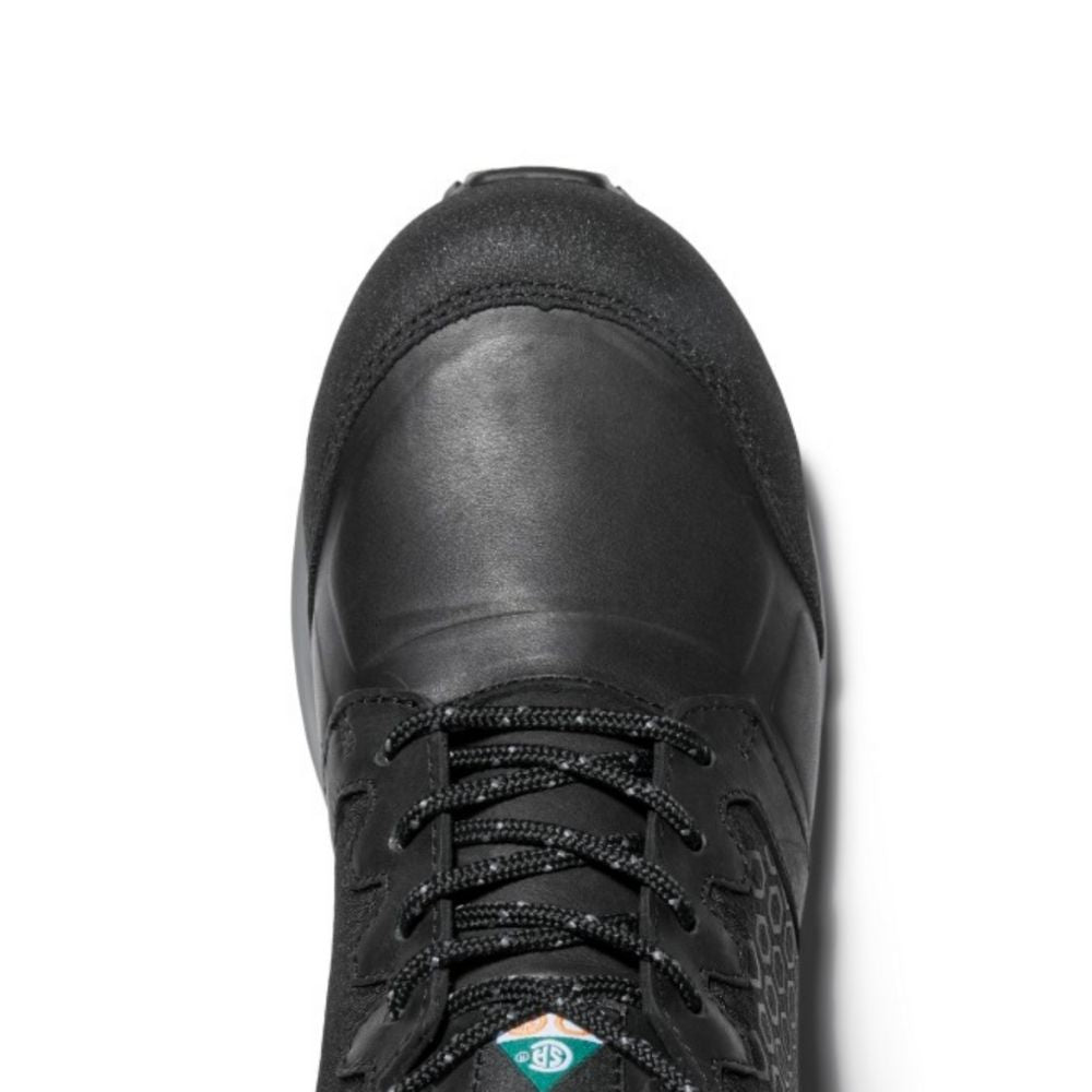 Timberland PRO Reaxion MID Composite Toe Work Shoes for Men - Black (TB0A278X001) | Durable Safety Boots for Construction, Warehouse & Outdoor Work