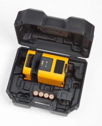 Fluke PLS H2 Z Red Horizontal Rotary Laser Level - Self-Leveling Construction Laser Tool for Precise Alignment (Ideal for Flooring, Framing, and Landscaping Projects)