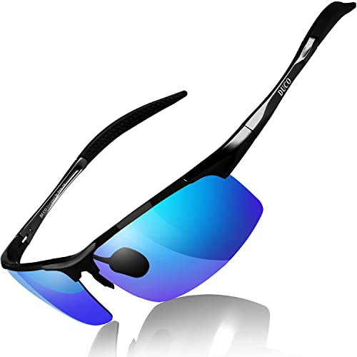Black Frame Revo Blue Lens