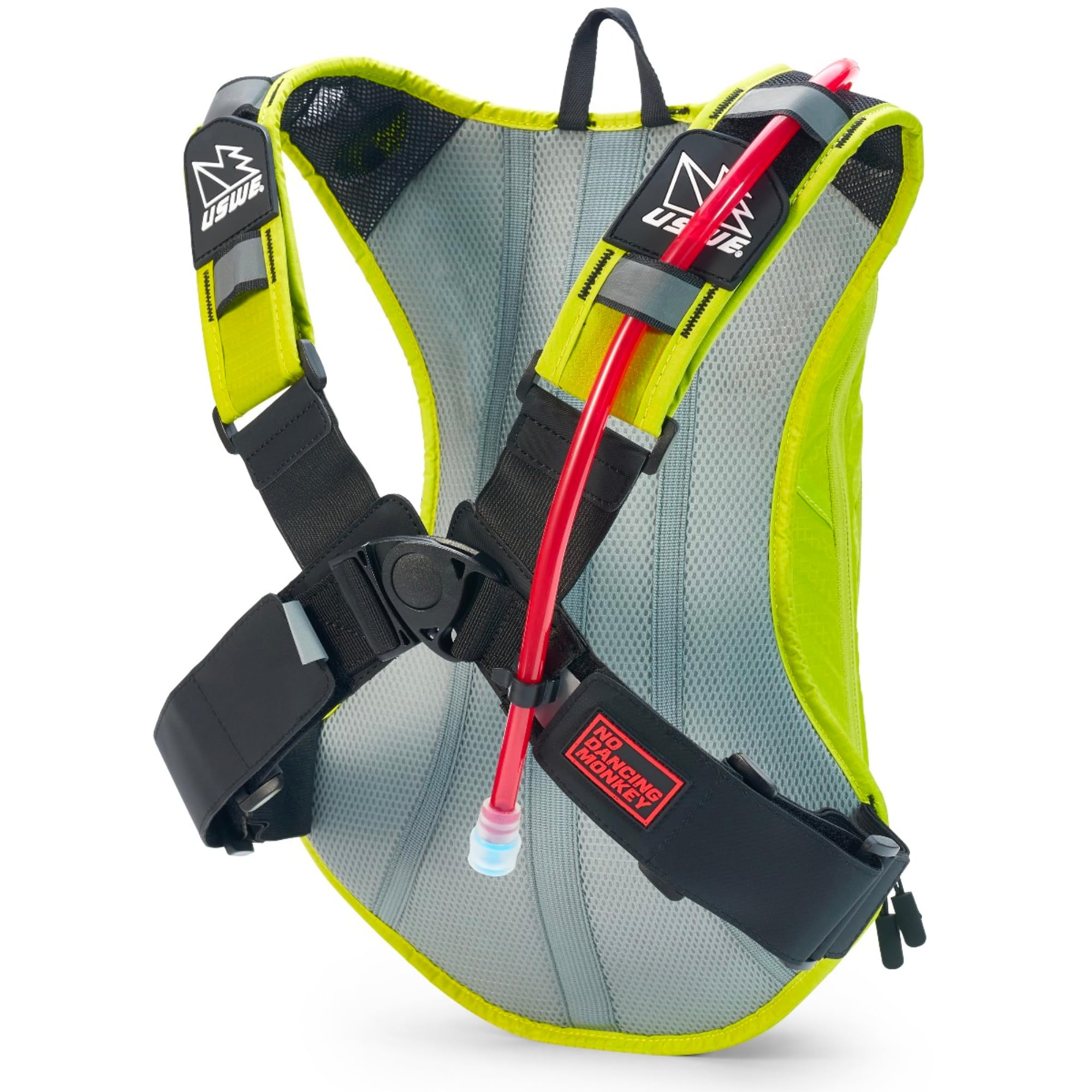 USWE Outlander Hydration Pack 9L with 2L Water Bladder - Lightweight Cycling Backpack for Mountain Biking, Hiking, Trail Running & Outdoor Adventures (Yellow) - Stay Hydrated During Sports & Fitness Activities