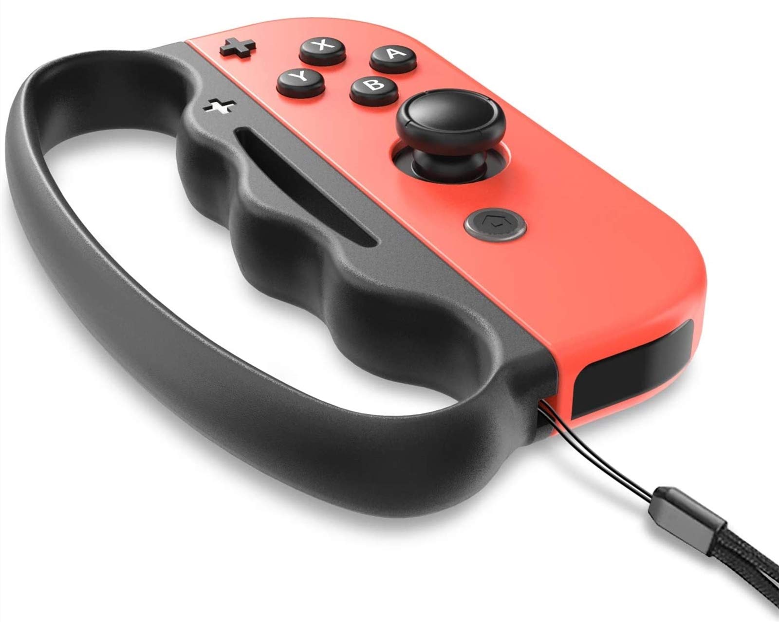 FANPL Upgraded Fitness Boxing Hand Grips for Nintendo Switch & OLED Model JoyCon - 2 Pack (Black) - Ergonomic Controller Accessories for Adults & Kids - Perfect for Ring Fit Adventure, Just Dance & VR Gaming