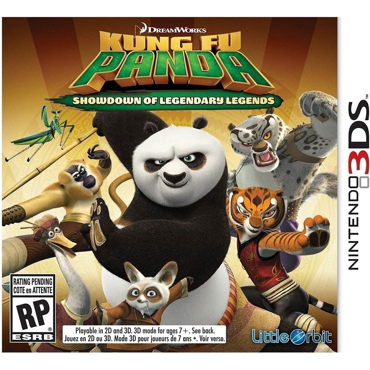 Kung Fu Panda Showdown of Legendary Legends - Nintendo 3DS Game (New in Case) | Action-Adventure Game for Kids & Family Game Night