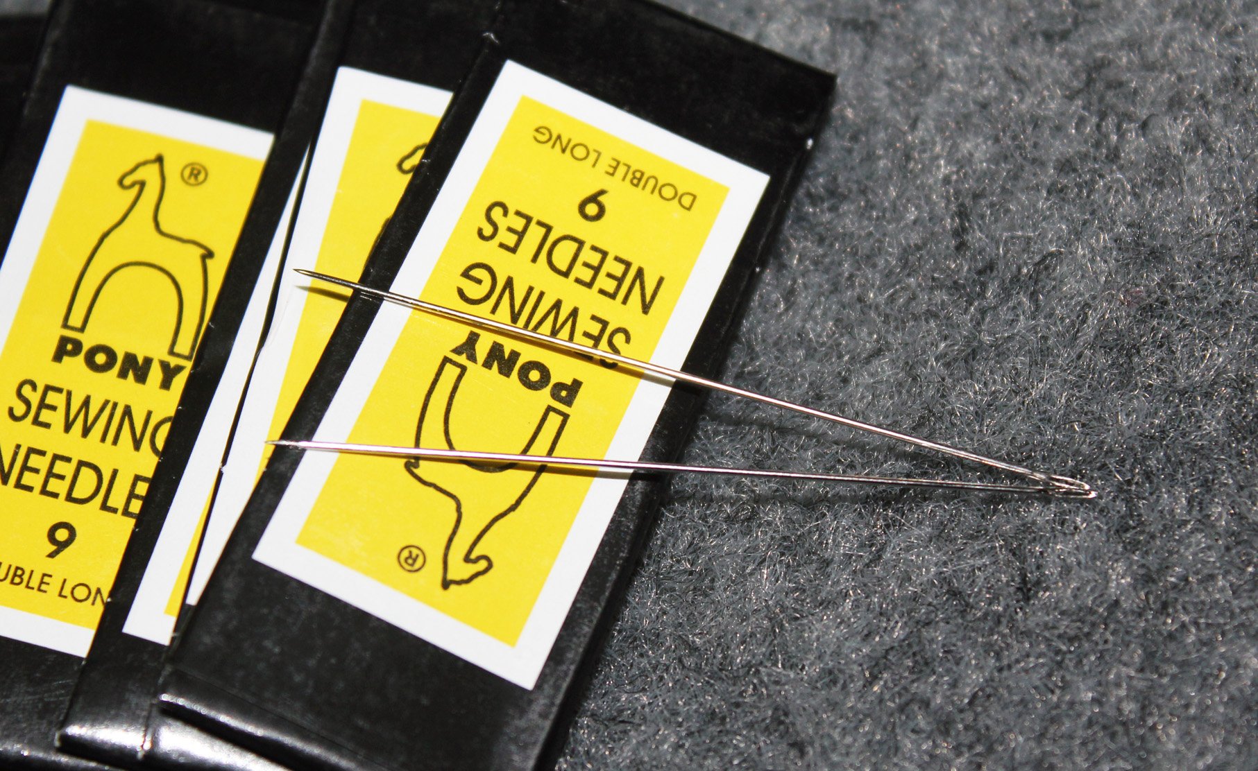 25 Pcs Double Long Sewing Needles for Embroidery - Horse Brand Pony India (Size 10#) - Perfect for Hand Stitching, Quilting, and Fabric Crafts
