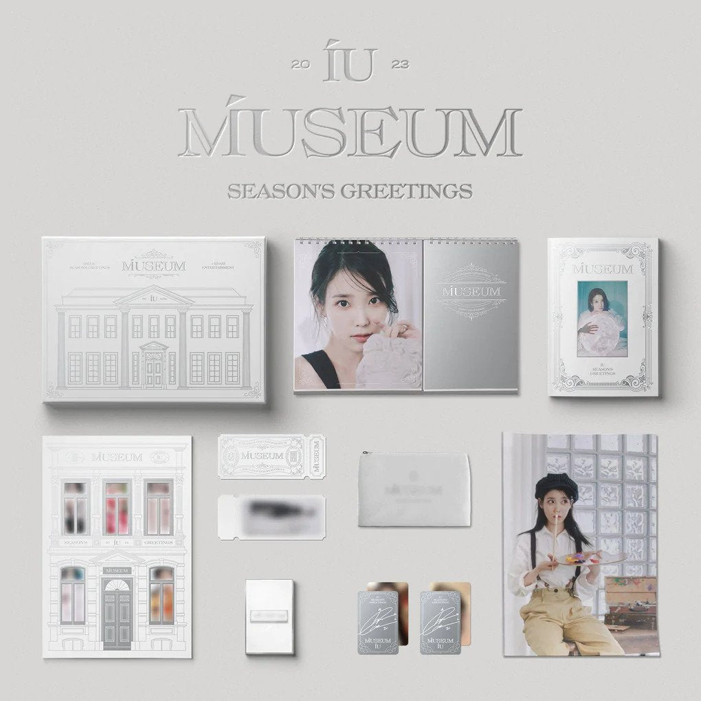 IU 2023 SEASON'S GREETINGS 'MUSEUM' Official K-Pop Merchandise - Perfect for Fans Collection & Gift Giving