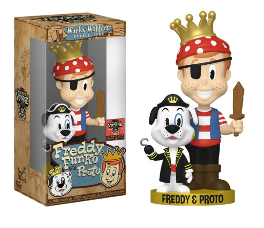 Funko Pop! Vinyl Freddy & Proto Bobblehead - Funtastic Voyage 2024 Exclusive Collectible Figure | Perfect for Gaming Fans, Anime Collectors & Pop Culture Decor