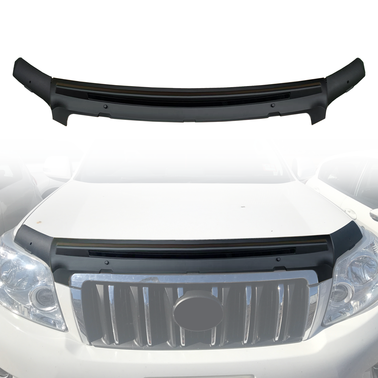 Toyota Land Cruiser Prado 150 Series Bonnet Protector (2010-2013) - Durable Car Hood Cover for Off-Road Adventure & UV Protection