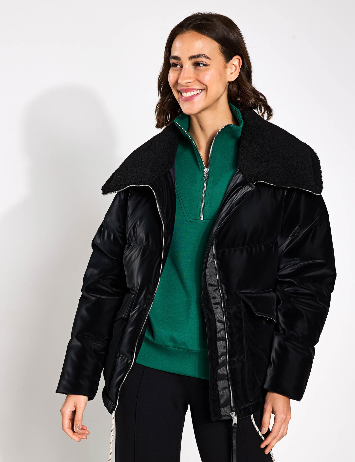 Roseville Down Jacket - Black | Lightweight Warm Winter Coat for Men & Women | Perfect for Skiing, Hiking & Cold Weather