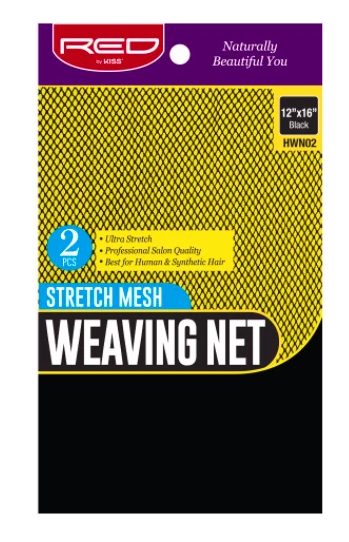RED BY KISS Stretch Mesh Weaving Net - Breathable Hair Extension Net for Braiding, Weaves & Protective Styles (Perfect for Salon & Home Use)