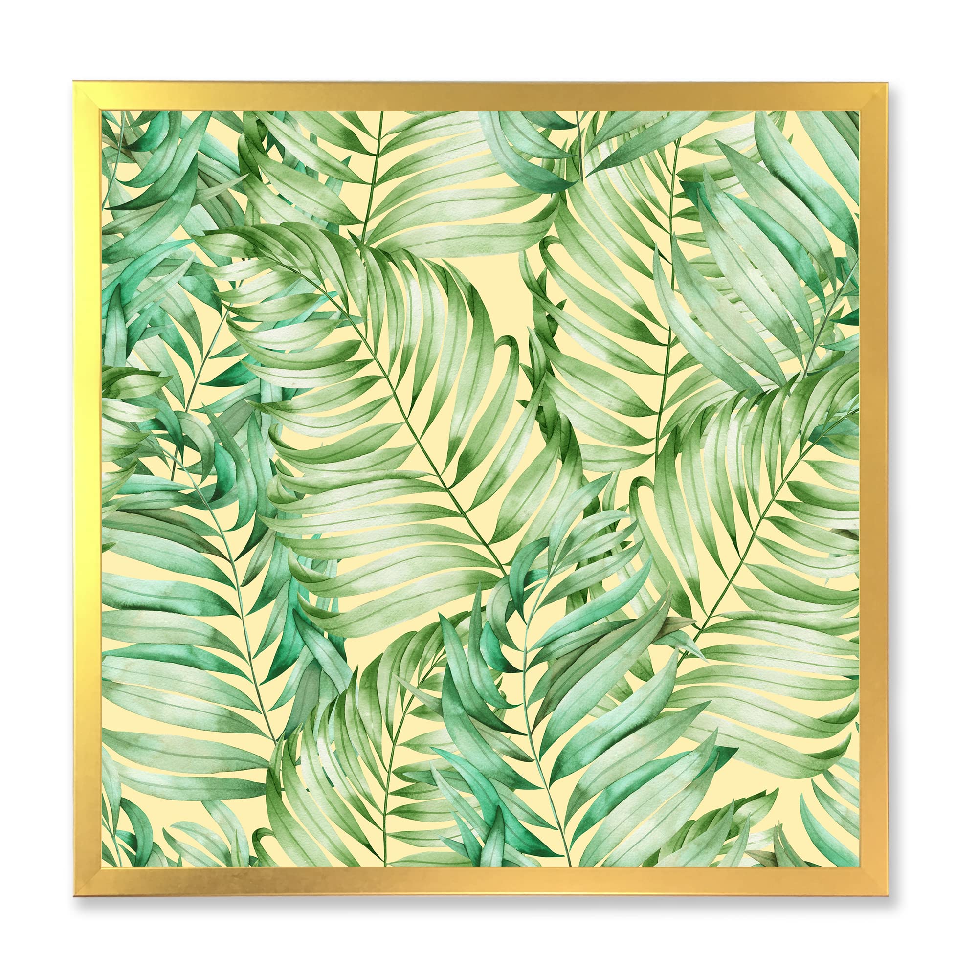 Tropical Monstera Leaf Framed Wall Art - Modern Botanical Decor for Living Room, Bedroom & Office - Perfect for Home & Office Decor