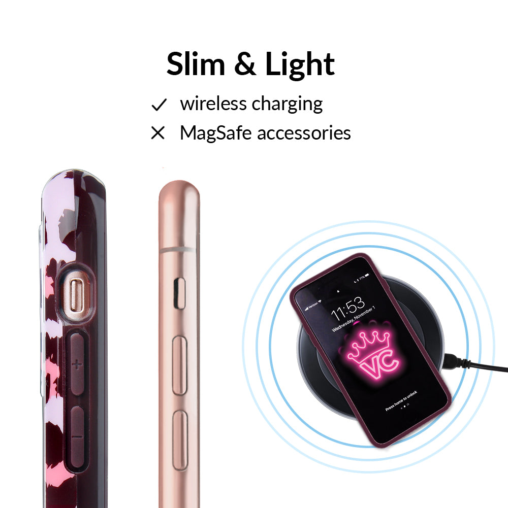 Stylish Pink Leopard Print iPhone Case - Trendy Protective Cover for iPhone Models | Perfect Gift for Women & Girls | Great for Everyday Use, Travel & Fashion Accessories