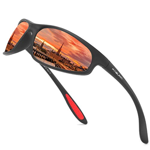 A1 Matte Black Frame/Red Mirrored Lens