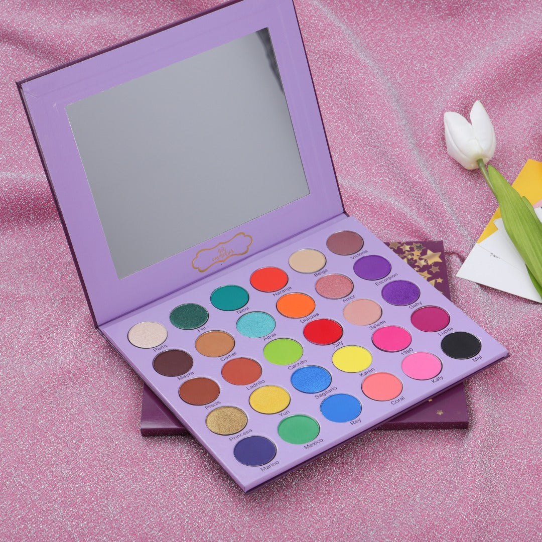LM MAKEUP Eyeshadow Palette - 36 Highly Pigmented Matte & Shimmer Shades, Vegan & Cruelty-Free - Perfect for Everyday Wear, Party & Professional Makeup Looks