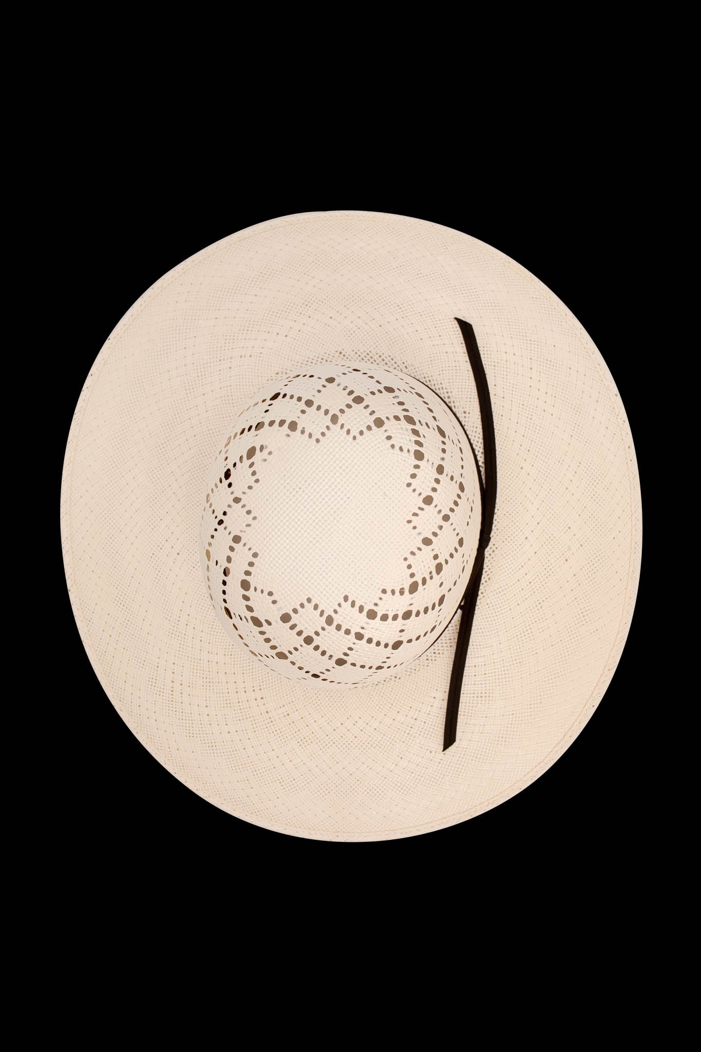 Rock'em 30X Ram Open Crown Straw Hat for Men & Women - Wide Brim Sun Hat for Outdoor, Beach, Gardening, and Summer Activities