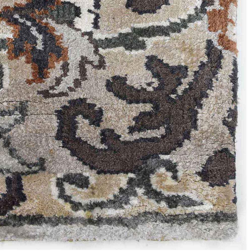 Handmade Dragon Design Hand-Knotted Wool Rug - Traditional Oriental Area Rug for Living Room, Bedroom, and Home Decor